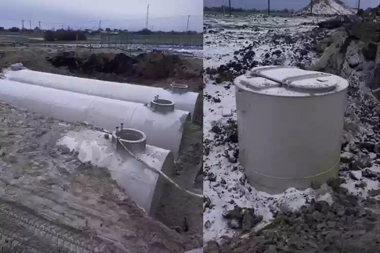 Поставка и установка накопительных ёмкостей